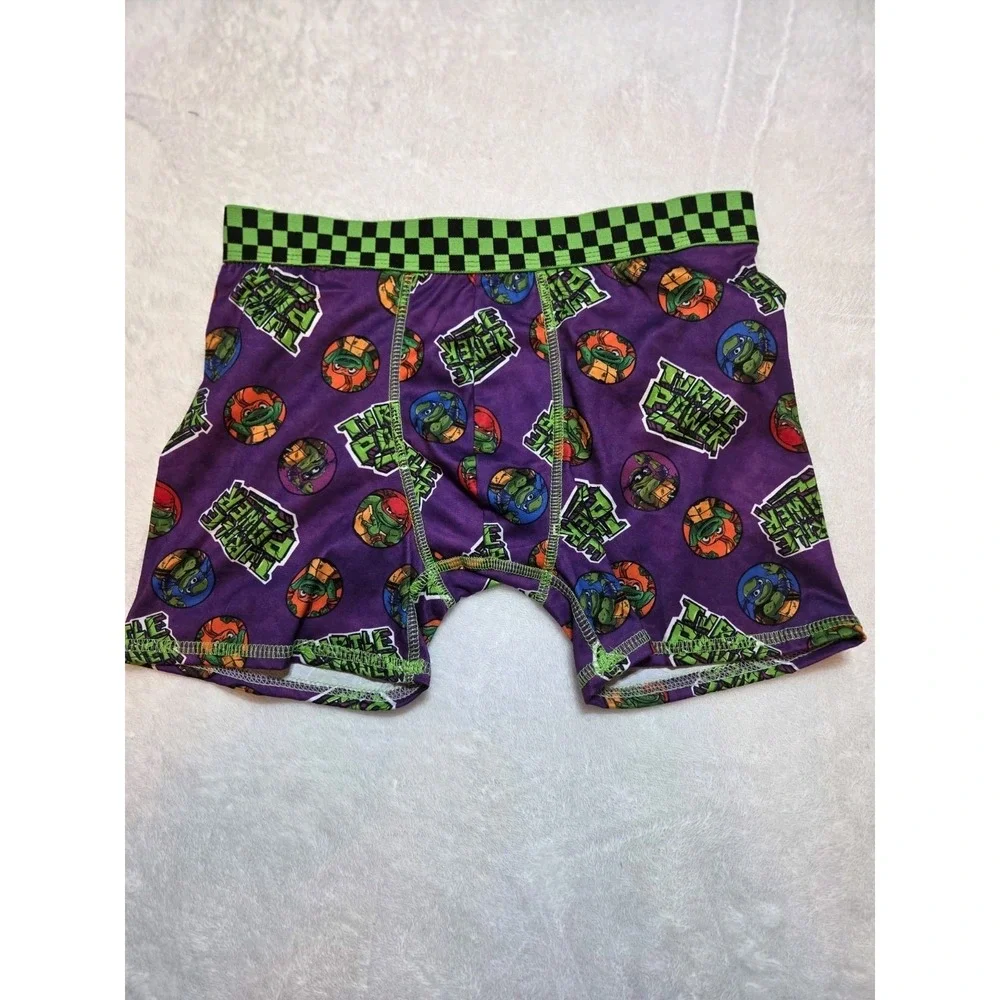 211 TMNT Mutant Mayhem Boys Boxer Briefs 4 Pack Size L 10/12 Ninja Turtles